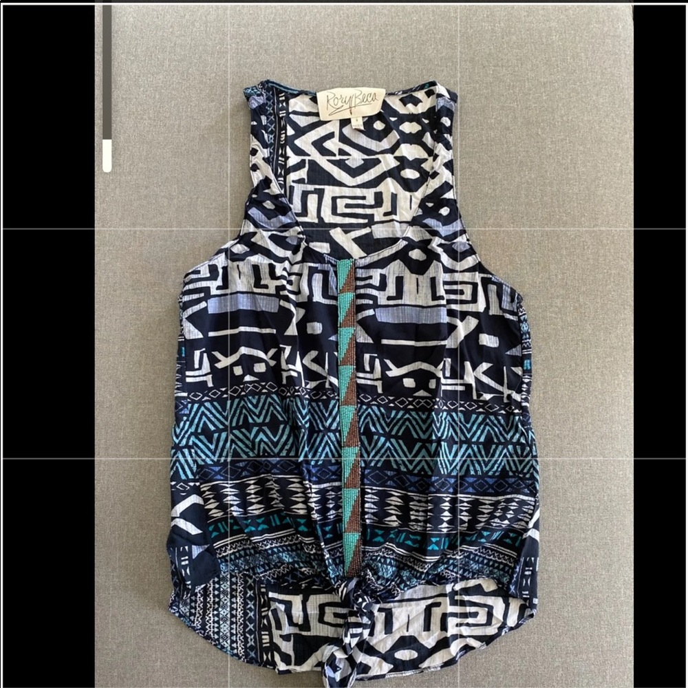 Rory Beca beaded top